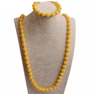 82cm Beads Necklace and 24cm Bracelets Party sets