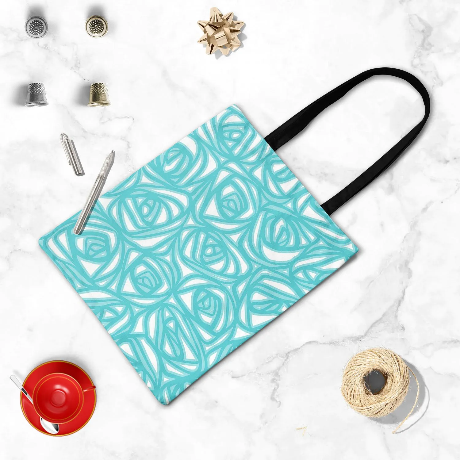 Abstract Pattern D2 Tote Bag Shoulder Purse | Multipurpose