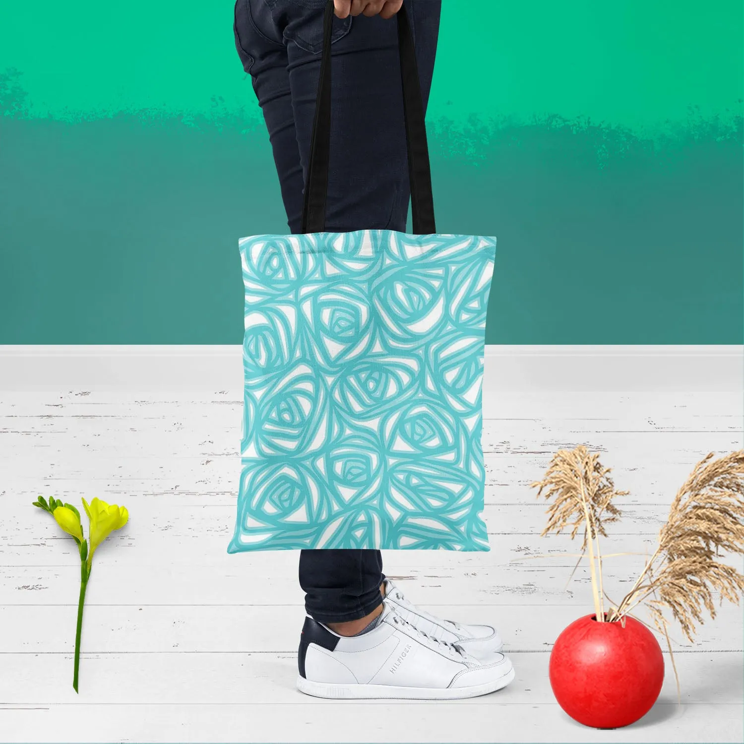 Abstract Pattern D2 Tote Bag Shoulder Purse | Multipurpose