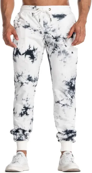 AIMPACT Men's Casual Jogger Sweatpants Tie Dye Running Sweatpants with Pockets