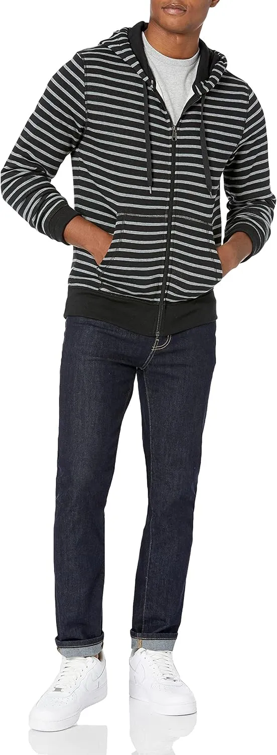 Amazon Essentials Men's Full-Zip Fleece Hoodie (Available in Big & Tall)