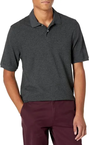 Amazon Essentials Men's Regular-Fit Cotton Pique Polo Shirt (Available in Big & Tall)