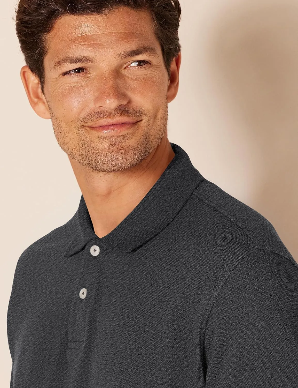 Amazon Essentials Men's Regular-Fit Cotton Pique Polo Shirt (Available in Big & Tall)