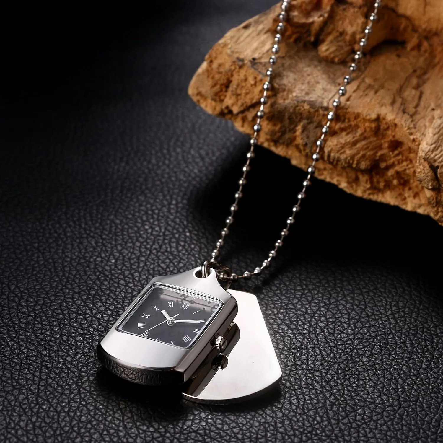 Avaner Men's Quartz Pocket Watches: Necklace Pendant Analog Watches for Men and Women
