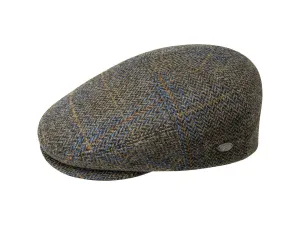 Bailey Hats Lou Herringbone With Window Pane Ivey Flat Cap