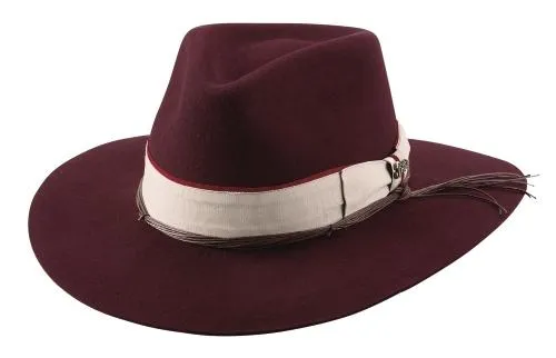 Brittoli Wool Felt Hat - Carte Blanche in Wine