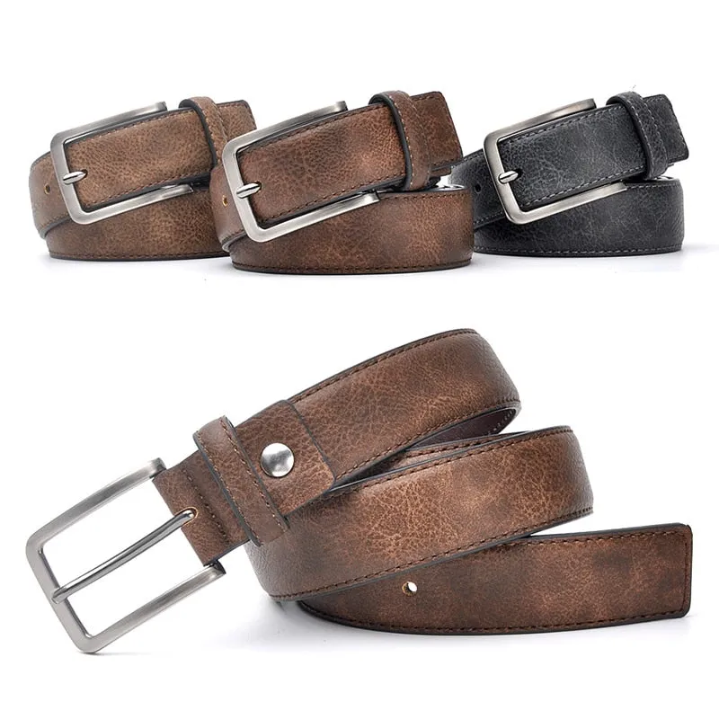 Casual Leather Trouser Waistband For Men