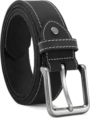 CHAOREN Leather Belt for Men, 38mm Mens Belts Casual, Handmade Full Grain Leather Belt for Jeans