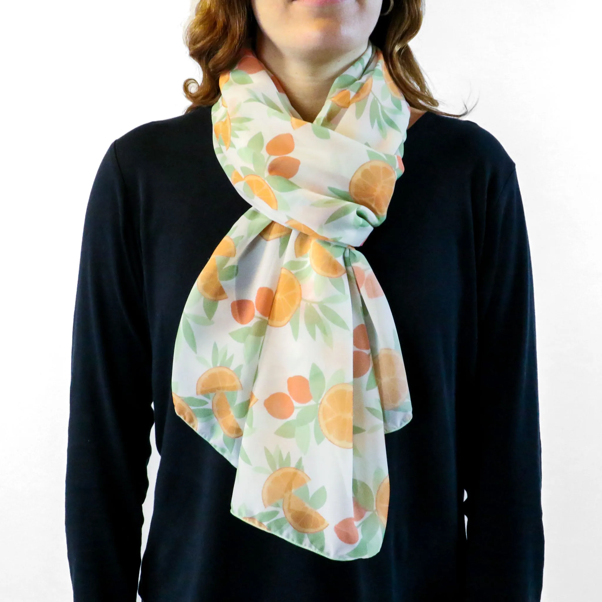 Citrus Blossom Rectangle Scarf