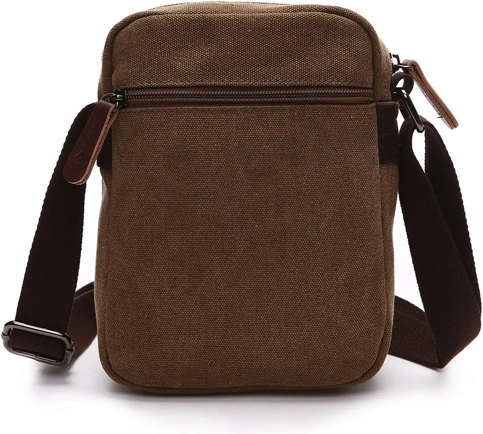 Collsants Mini Crossbody Bags for Women and Men - Small Purses and Handbags - Travel Bag - Canvas Shoulder Purse
