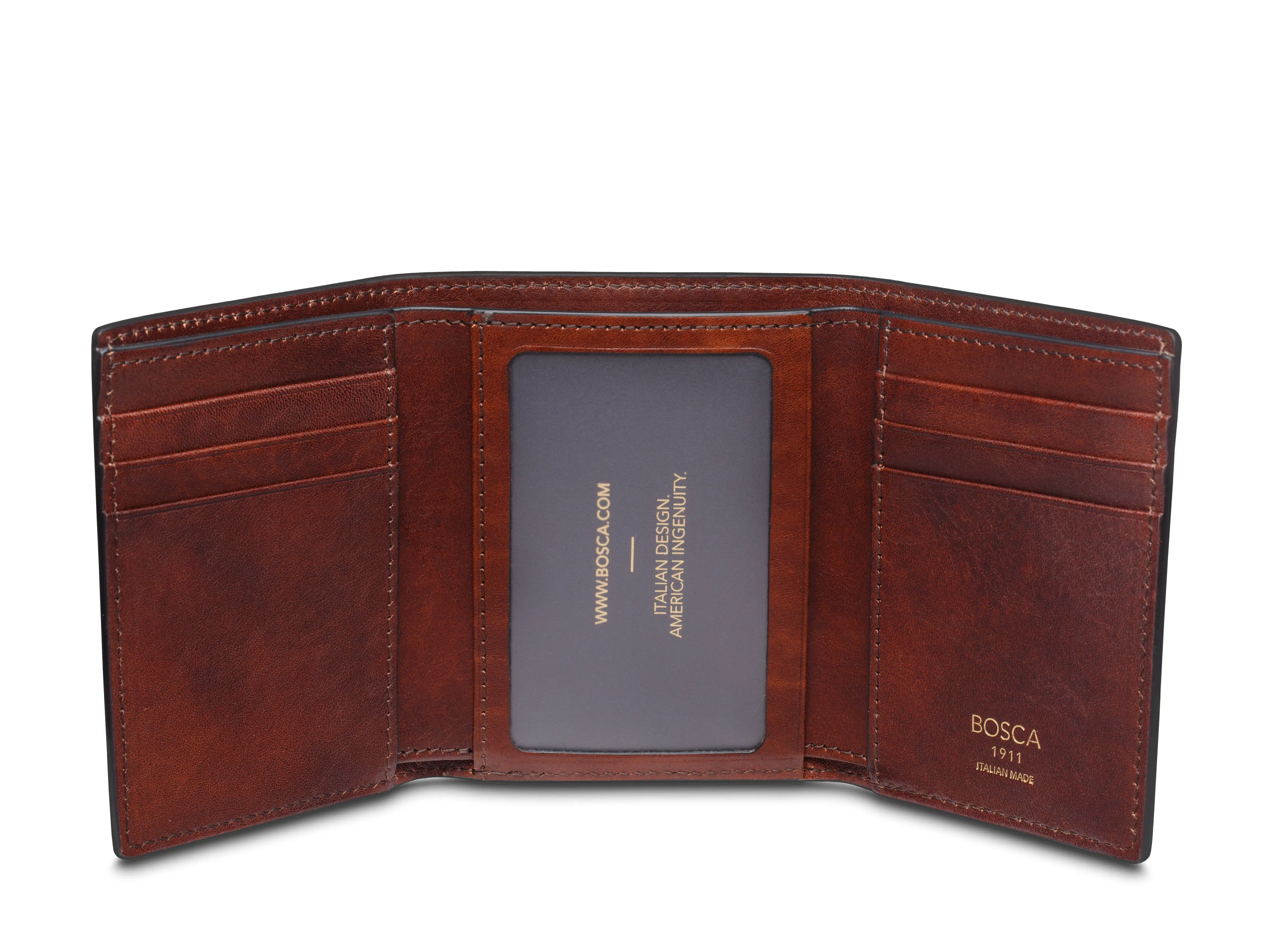 Dolce Italia Double I.D. Trifold Wallet