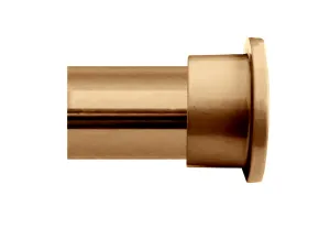 End Cap for 25mm Curtain Rod, Gold