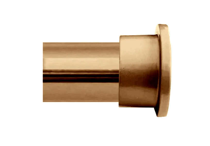 End Cap for 25mm Curtain Rod, Gold
