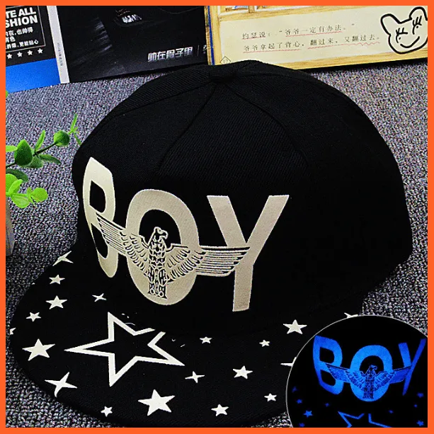 Fluorescent Street Dance Baseball Flat Hip Hop Caps | Breathable Adjustable Baseball Caps