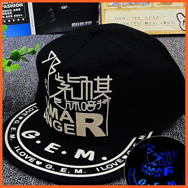 Fluorescent Street Dance Baseball Flat Hip Hop Caps | Breathable Adjustable Baseball Caps