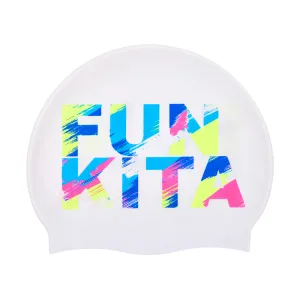 Funkita Streaky Strokes Silicone Swim Cap