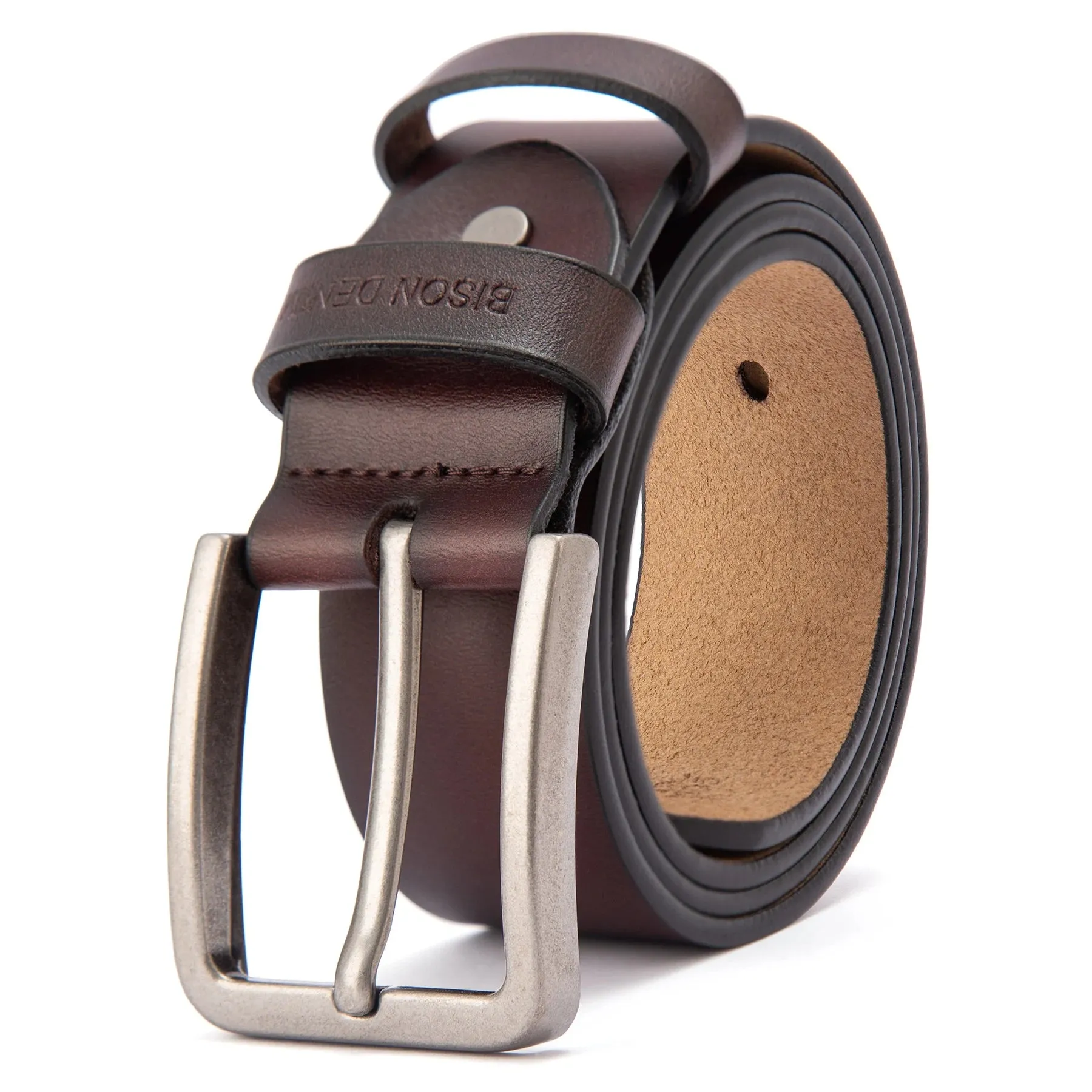Genuine Leather Vintage Men Belt Luxury Designer Business Waist Strap High Quality Casual Belt