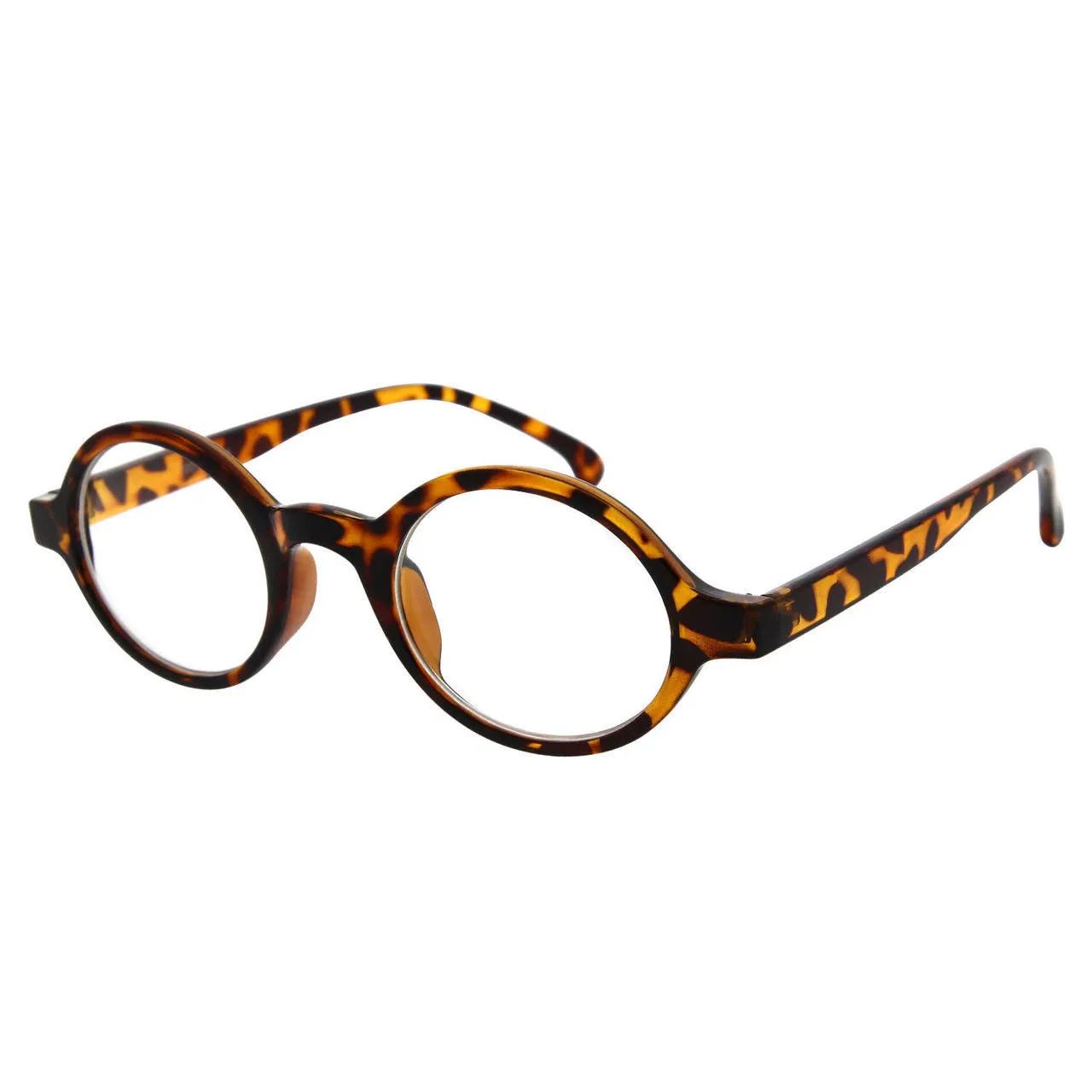 grinderPUNCH Kids Nerd Oval Professor Children's Costume Glasses, Clear Lens Harry Potter Glasses, Colonel Sanders Costume Glasses