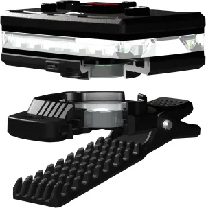 Guardian Angel Jaw Clip Mount Accessory  Magnetic Mount with Screw-in Feature  Spring Action for Quick Release & Non-Slip Teeth for Grip  for Backpacks, Belts, Safety Vests, Thin Straps, & Hats