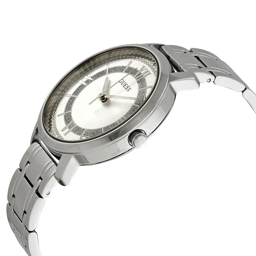 Guess Montauk Silver Dial Stainless Steel Ladies Watch W0933L1