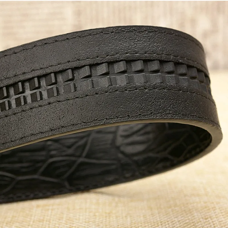 Intricate Dragon Head Cowskin Belt
