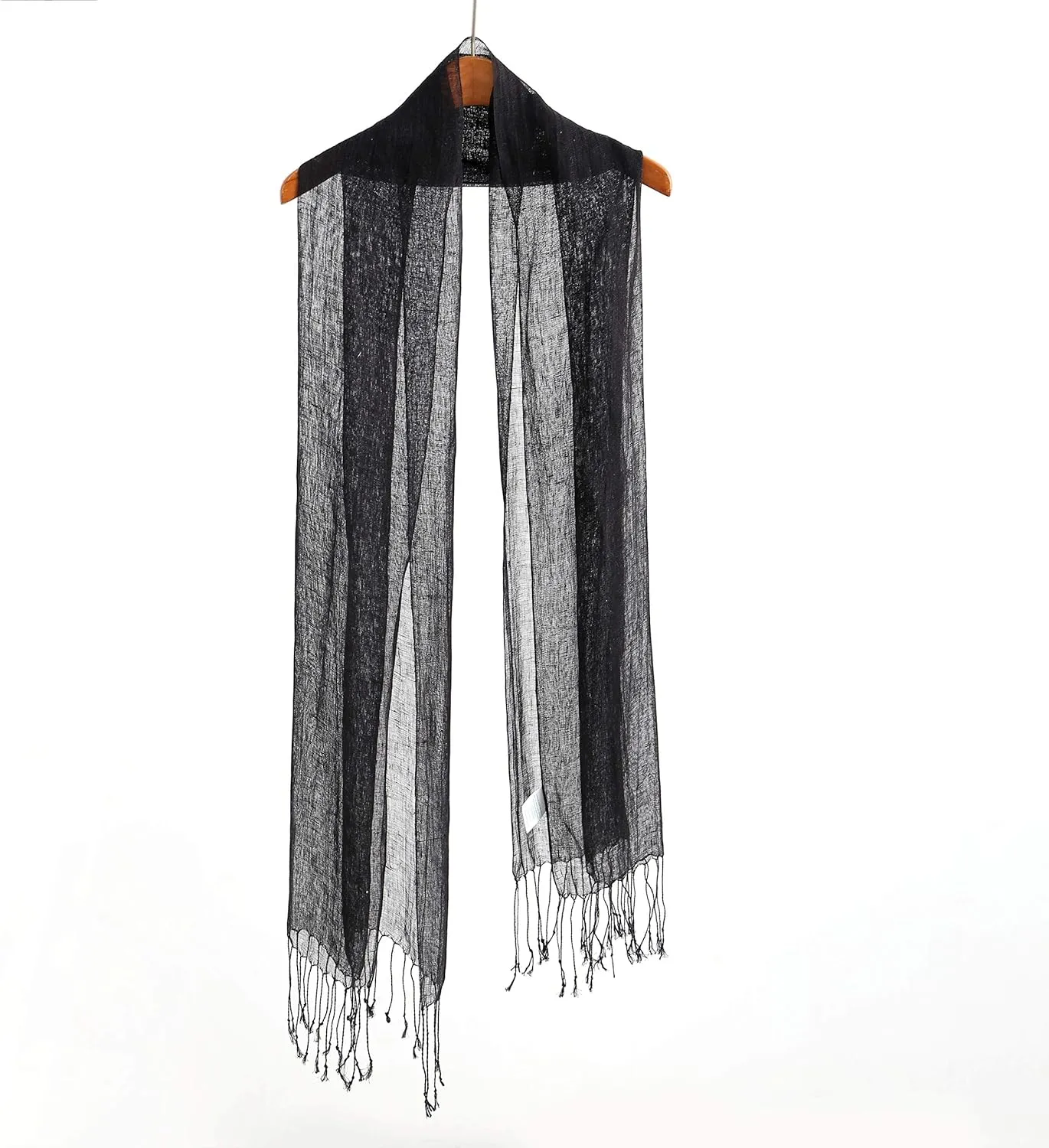 Jeelow Lightweight Summer Scarf Light Shawl Wrap Linen Feel Scarves For Men And Women