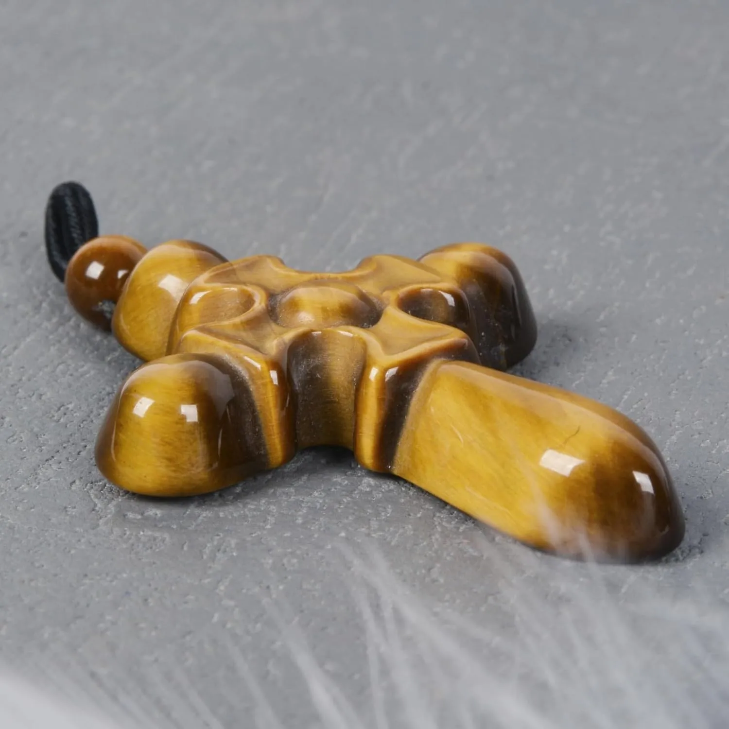 Justinstones Natural Yellow Tigers Eye Crystal Necklaces Amulet Protection Necklace Pendant Healing Jewlery Gift 22 inch