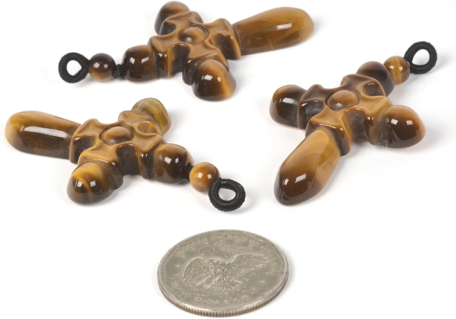 Justinstones Natural Yellow Tigers Eye Crystal Necklaces Amulet Protection Necklace Pendant Healing Jewlery Gift 22 inch