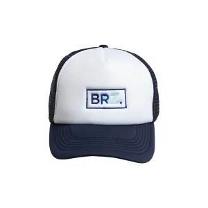 Kids Trucker Cap | Navy & White