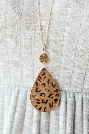Leopard Pendant Necklace