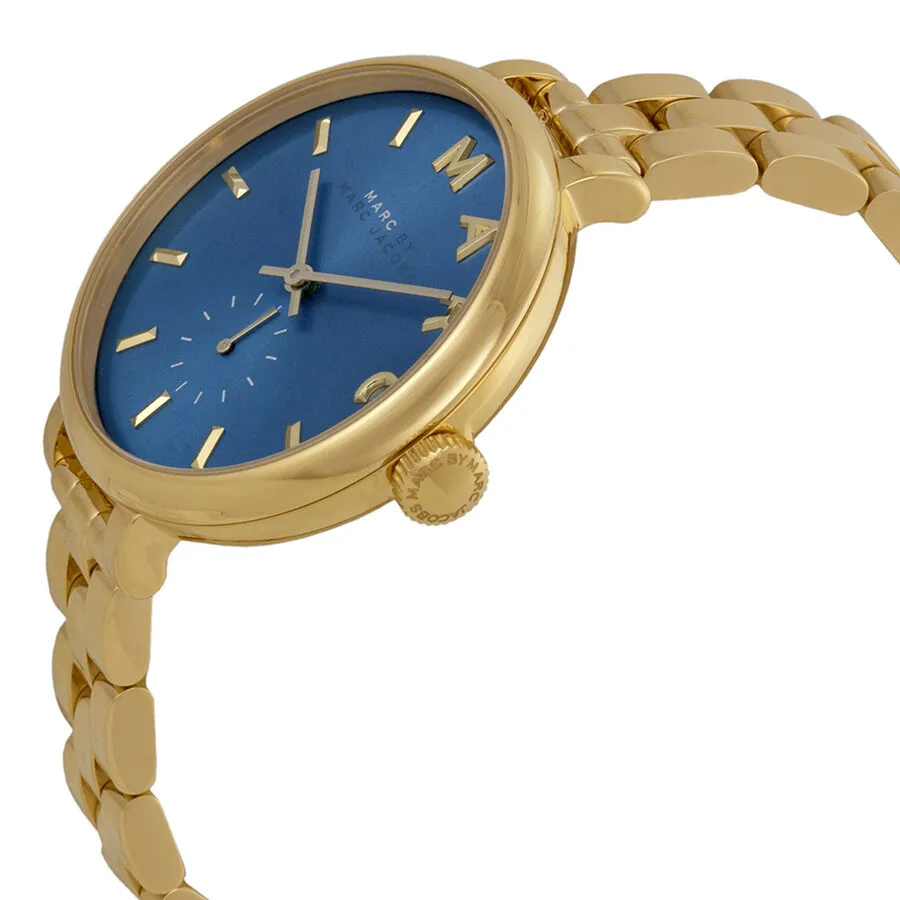 Marc by Marc Jacobs Sally Blue Dial Gold-tone Ladies Watch MBM3366