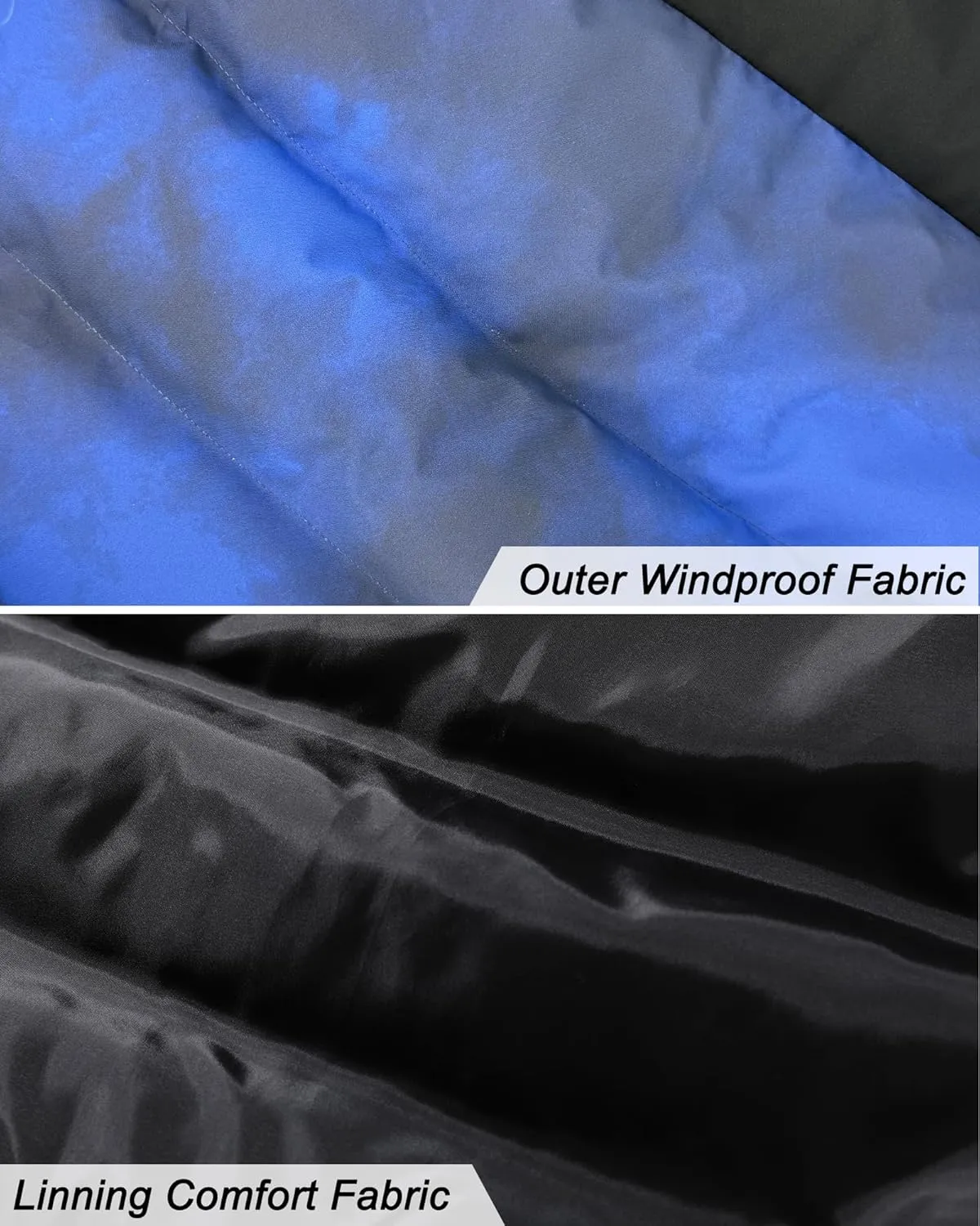 Men's Quilted Puffer Vest Sleeveless Warm Jacket Winter Water-Resistant Outdoor Puffy Vest Sizes M to 3XL