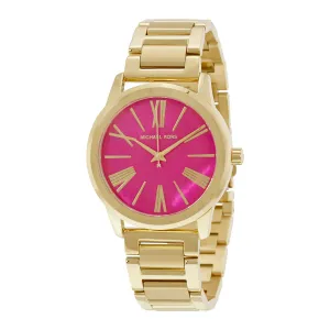 Michael Kors Hartman Pink Mother of Pearl Dial Ladies Watch MK3520
