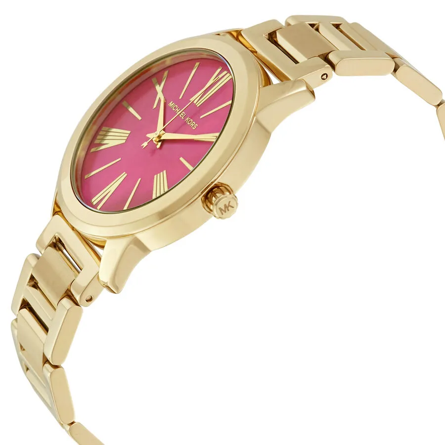 Michael Kors Hartman Pink Mother of Pearl Dial Ladies Watch MK3520