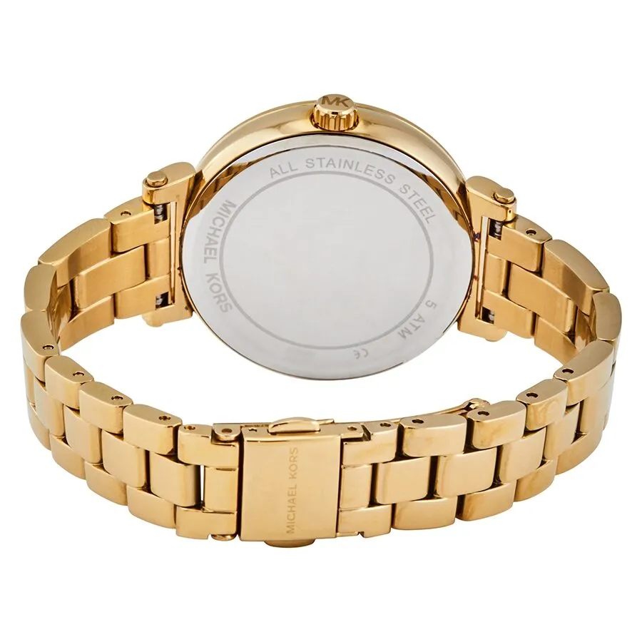 Michael Kors Sofie Quartz Crystal Peacock Feather Motif Dial Ladies Watch MK3945