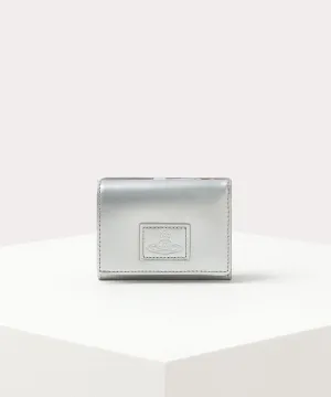 スクエアORBパッチ 三つ折りミニ財布