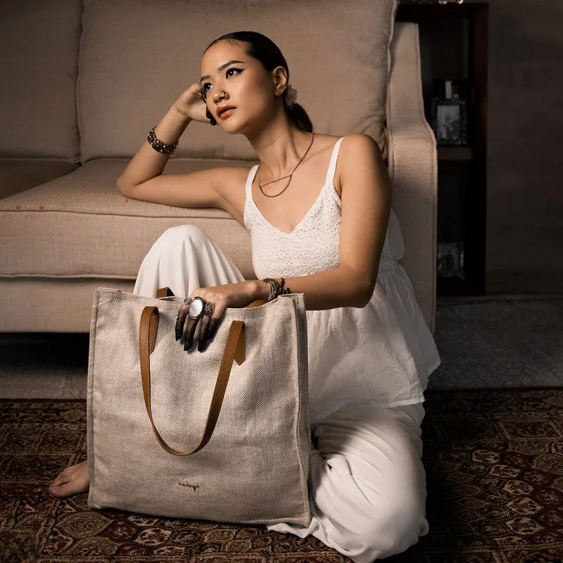 Organic Linen Tote Bag