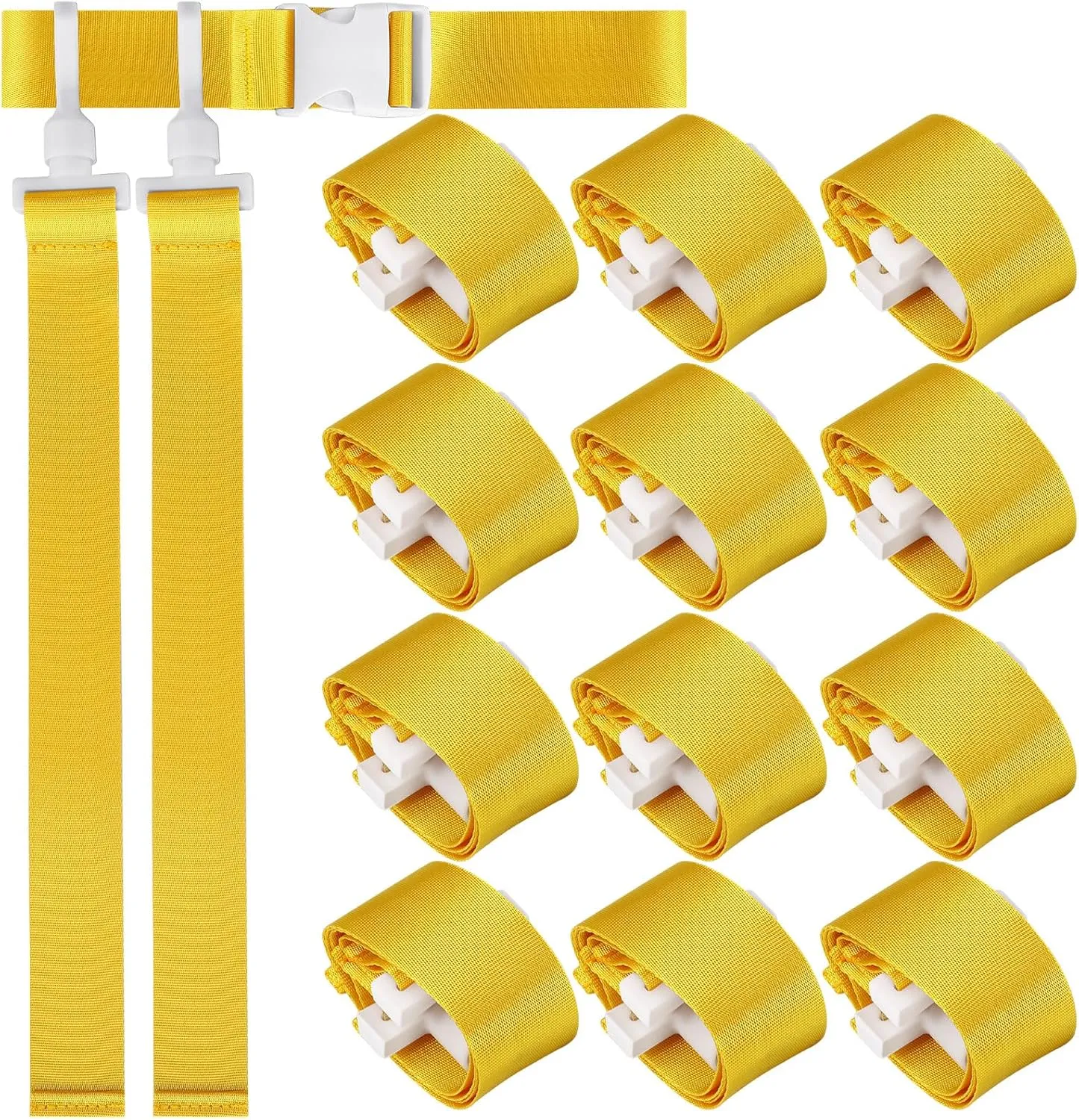 Peryiter 2/12/24 Set Player Flag Football Belt, Adjustable Football Belts and Flags for Kids Youth Adult Sport Team Training