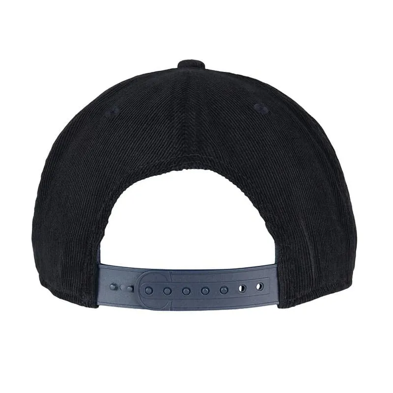 PHS Black Corduroy Snapback Cap