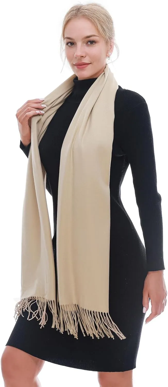 RIIQIICHY Scarf for Women Scarves and Wraps Winter Warm Pashmina Shawl for Cold Weather