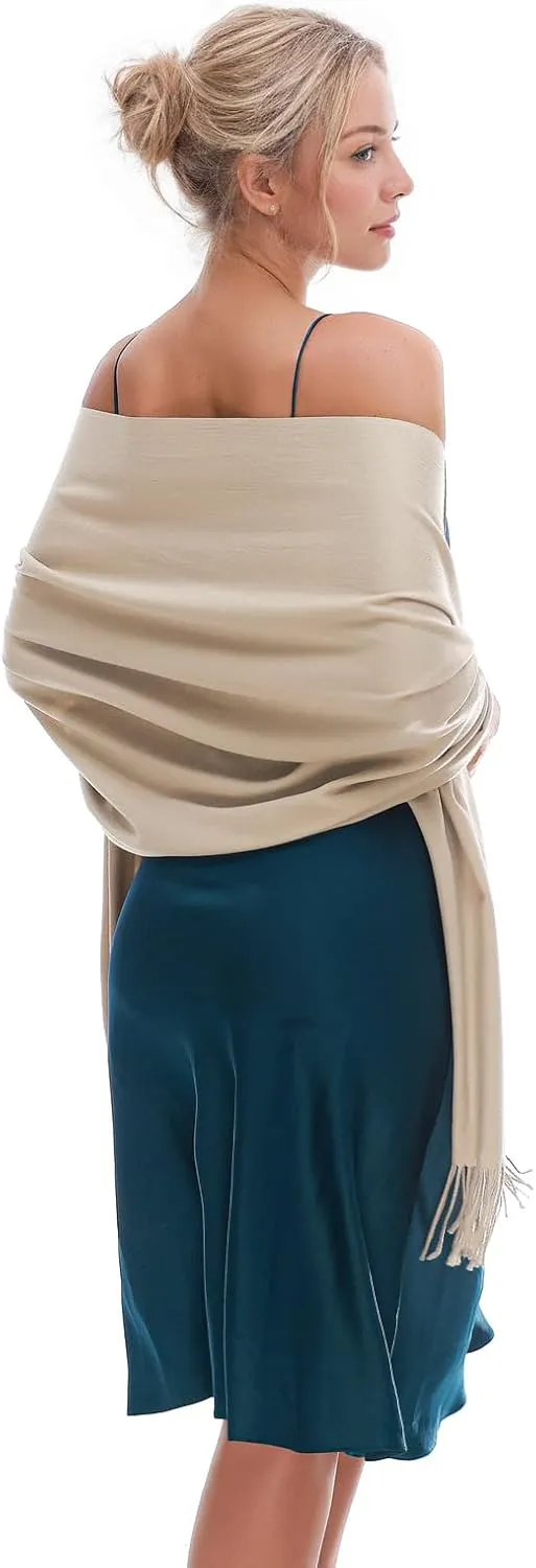 RIIQIICHY Scarf for Women Scarves and Wraps Winter Warm Pashmina Shawl for Cold Weather