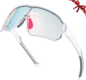 ROCKBROS Photochromic Sports Kids Sunglasses For Boys Girls Children Youth MTB Biking Sunglasses for Kids Ages 8 to 14