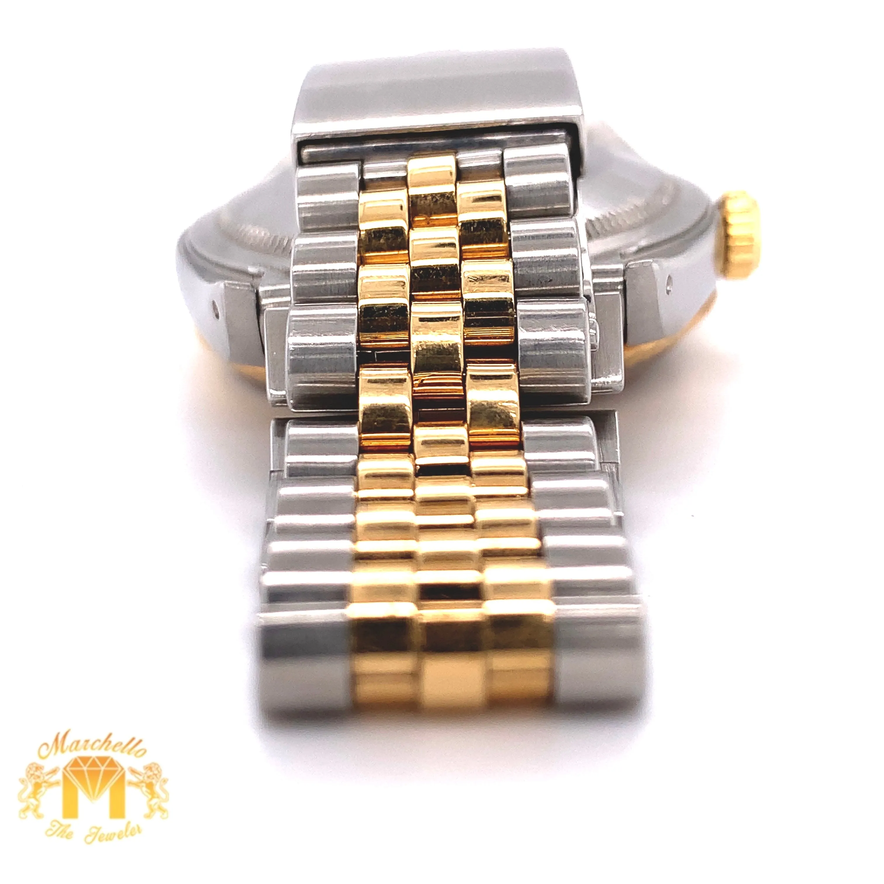 Rolex Datejust Watch with Two-tone Jubilee Bracelet (36 mm, factory diamond dial)