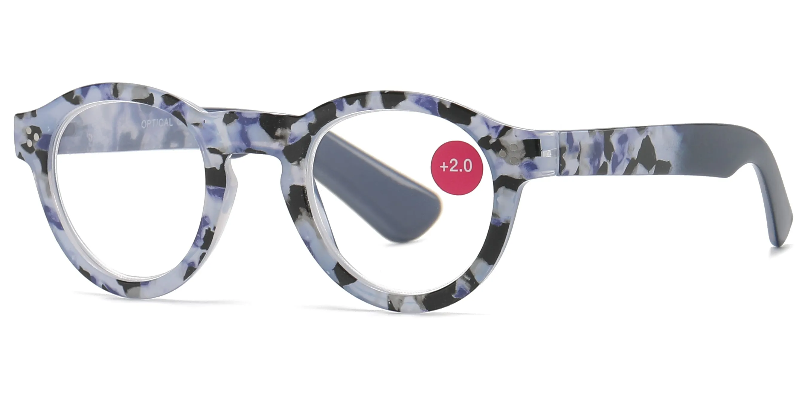 RS 1276 - Round Plastic Reading Glasses