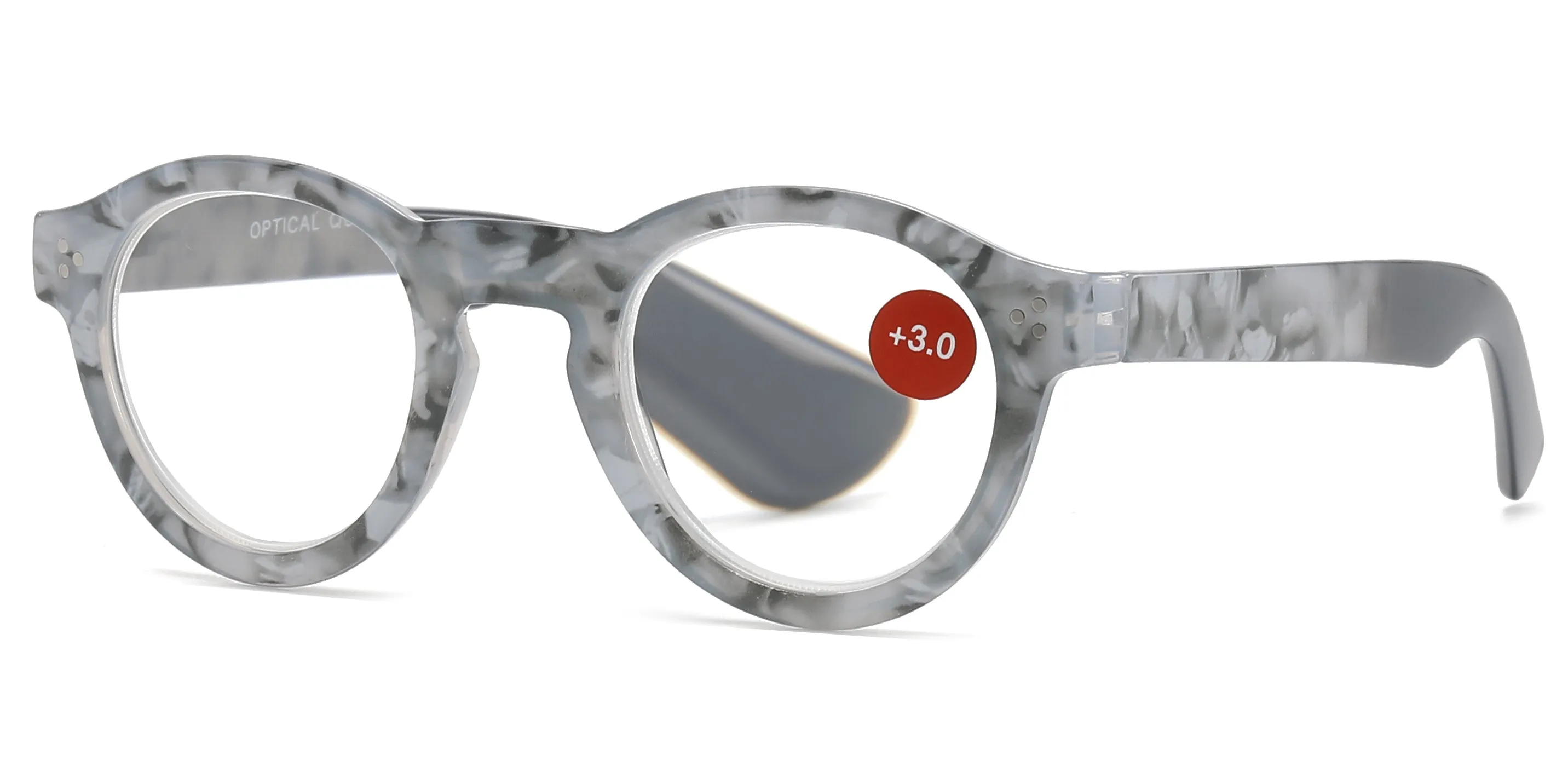 RS 1276 - Round Plastic Reading Glasses