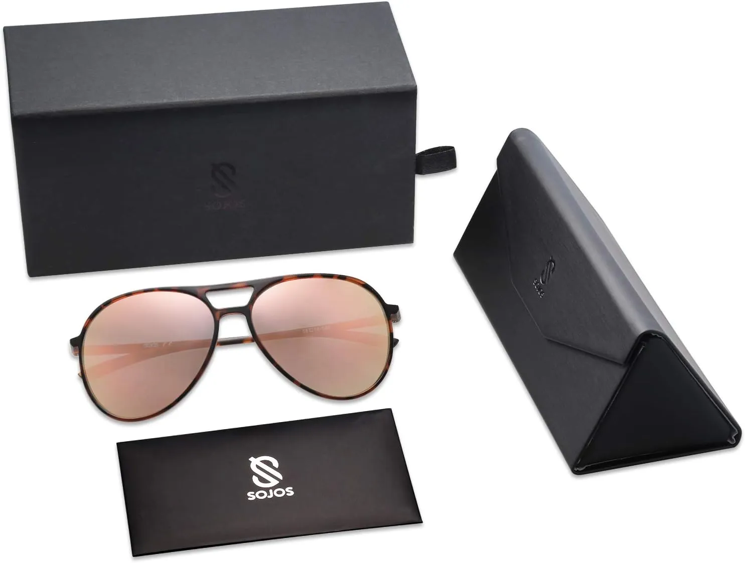 SOJOS Classic Polarized Ultra Lightweight Flexible Men Women Sunglasses JOURNEY SJ2065