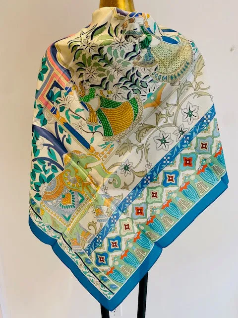 Square Silk Scarves.     April Sale 25% Off ....At Checkout Use Code April25