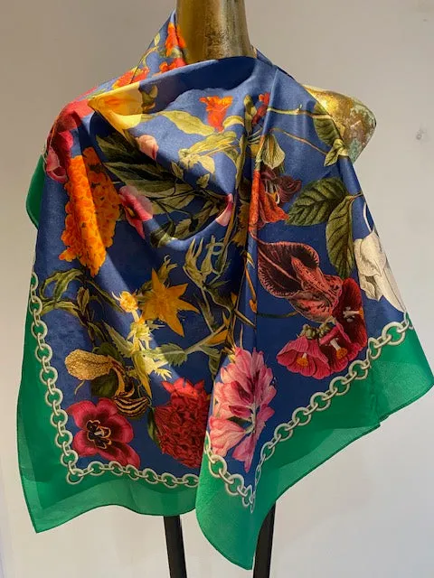 Square Silk Scarves.     April Sale 25% Off ....At Checkout Use Code April25