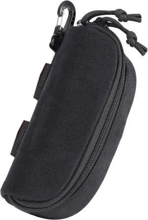 Tactical Molle Glasses Case Pouch. Portable Eyeglasses Cases Eyewear Box. Eyeglass Case with Clip