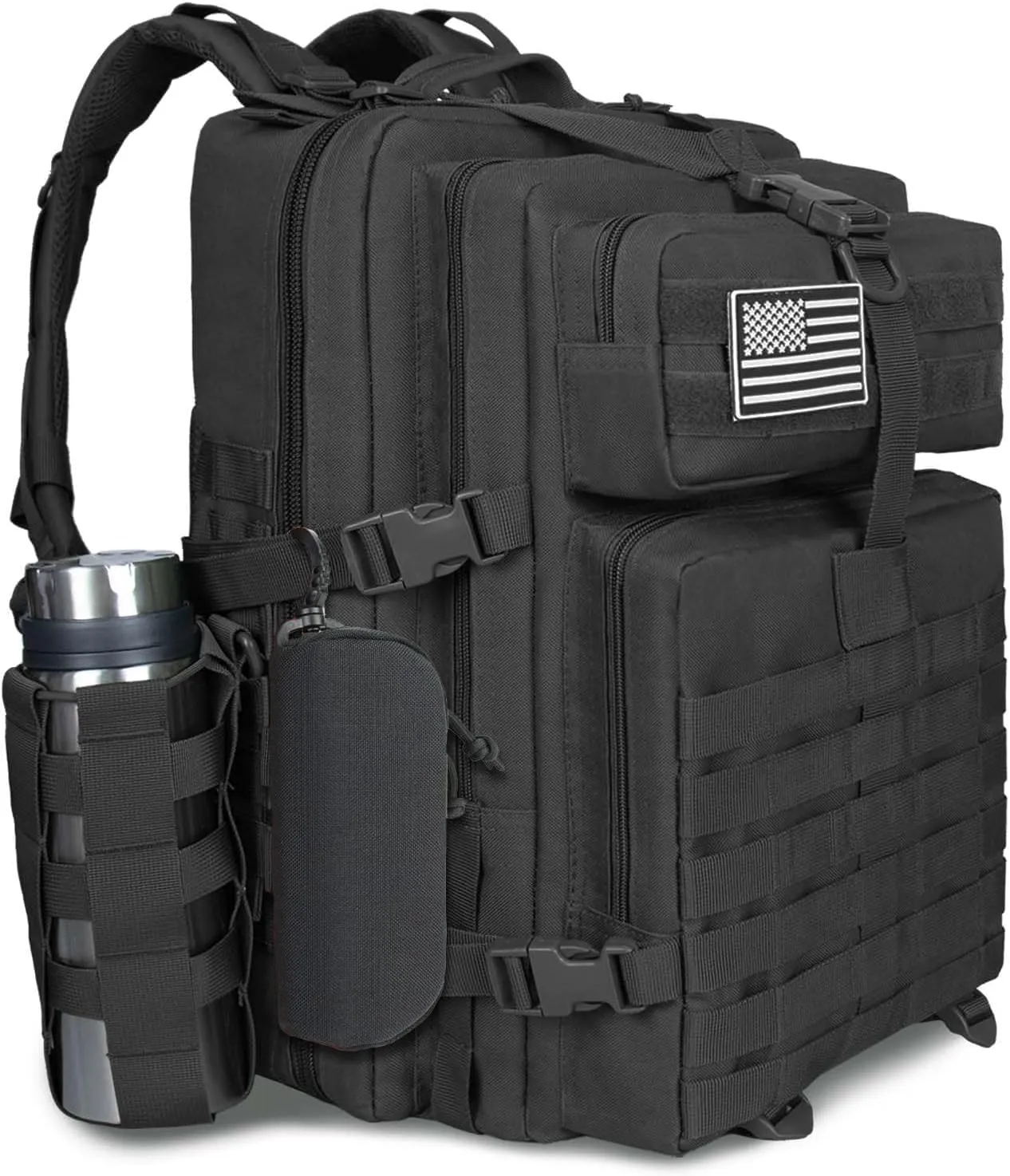 Tactical Molle Glasses Case Pouch. Portable Eyeglasses Cases Eyewear Box. Eyeglass Case with Clip